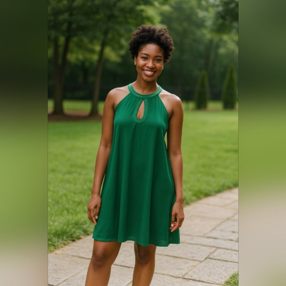 Sheilay Halter Green L NWT